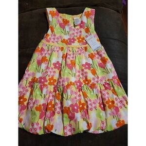 Gymboree tea time afternoon spring Easter floral dress size 3t nwt